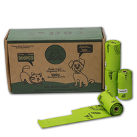 Sacs ramasse-crottes biodégradables pour chiens, 100 pièces, vente en gros usine, économique, T-shirt Portable, sacs de merde pour animaux de compagnie