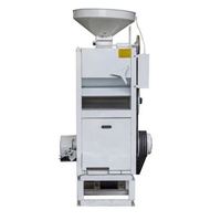 Machine à décortiquer le riz entièrement automatique de haute qualité avec moteur diesel intégré pour le blanchiment du riz