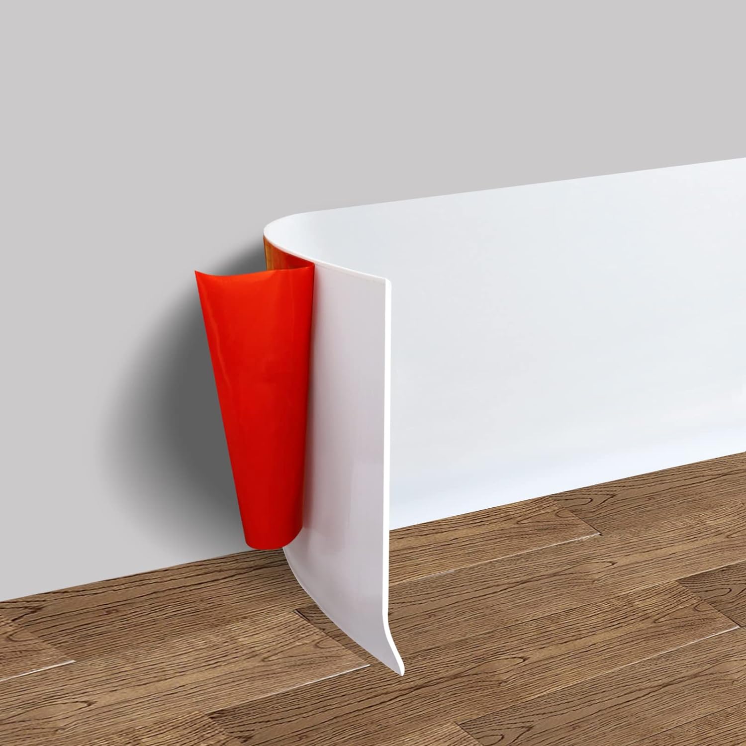 TriMold Peel And Stick Chair Rail Molding, Self-Adhesive Wall Trim For Home Decoration & Wall Protection, 3m X 32mm
