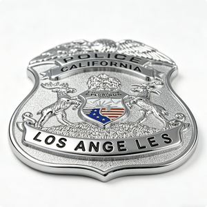Badge de sécurité métallique personnalisé, robuste, à épingle irrégulière, imprimé UV, pour contrôle d'accès et promotion - Product Image 3