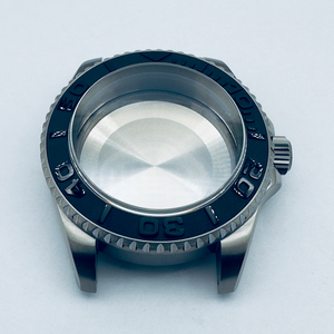 Boîtier de montre en alliage de titane de 40,5 mm, étanche à 300 m, compatible avec les mouvements NH34/NH35, avec échappement d'hélium, affichage LED, modèle TL4 - Product Image 1