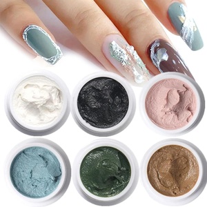 Gel de plâtre 3D effet sable pour ongles, texture gypse, LED, pour <span class=keywords><strong>dessin</strong></span> français, vernis à ongles, décoration, <span class=keywords><strong>manucure</strong></span> - Product Image 5