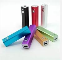 Mini 2600mAh étanche Portable USB chargeur appareil intelligent batterie 20W puissance de sortie Type LI-polymère pour cadeau publicitaire