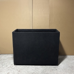 Fioriera Nordica Classica Semplice Quadrata Ecologica con Foro di Drenaggio, Vasi per Fiori in Fibra di Vetro per Esterni e Interni - Product Image 5