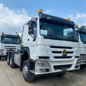 Camion tracteur d'occasion SINOTRUCK Howo 371ch 6x4 10 roues, moteur diesel, conduite à gauche, caméra arrière, haute qualité, vente directe usine Chine - Product Image 2