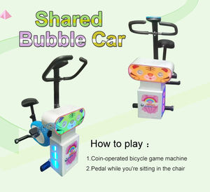 Le plus récent Kiddie en plein air monte un vélo d'arcade à pièces avec machine à bulles 220V Amusement pour les activités estivales - Product Image 5