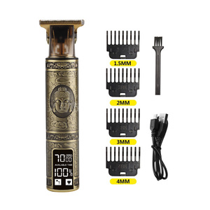Tagliacapelli e Regolabarba Professionale per Uomo, Rasoio Elettrico <span class=keywords><strong>con</strong></span> Lama a T, Tosatrice per Taglio Capelli, <span class=keywords><strong>Baffi</strong></span> e Viso - Product Image 4