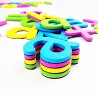 Éducatif multicolore en plastique mousse aimant orthographe lettres tableau magnétique alphabet numéros kits d'apprentissage
