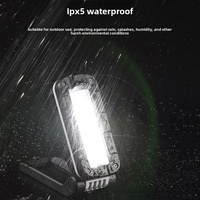 Lampe de pêche au barcazas rechargeable, portable, réglable, avec capteur d'alarme, multifonction, LED, en alliage d'aluminium, écologique et durable