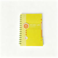 Carnet à spirale A5 en PP 100 g/m² avec logo personnalisé et intercalaires – Vente en gros de fournitures de bureau et scolaires, journal de bord, agenda