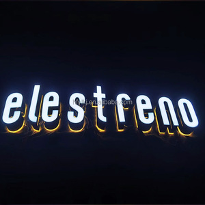 Insegna Luminosa 3D LED Personalizzata in Metallo Retroilluminato, Logo Aziendale IP65 Impermeabile per Esterni - Product Image 6