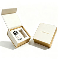 Luxuriöse Magnetische Geschenkbox mit Eigenem Logo, Kartonbox für 2ml 3ml Kosmetik-Peptid-Fläschchen, Papierbox mit Schaumstoffeinlage