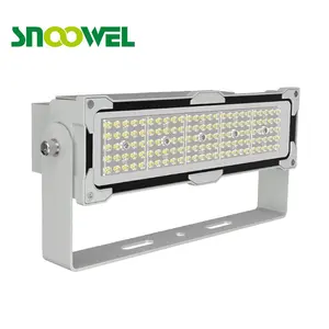 SNOOWELホット販売5年保証Ip66高ルーメン強化ガラスアルミニウム屋外LEDフラッドライトテニスコートLEDライト