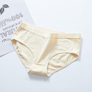 Braguitas Hipster de Algodón Peinado Sólido de Tiro Medio para Mujer, Sin Costuras, Elásticas, Transpirables y Cómodas para Uso Diario - Product Image 6