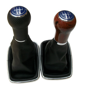 ฝาครอบหัวเกียร์หนัง Volkswagen Golf 4 ดีไซน์ตามหลักสรีรศาสตร์ รุ่น Dz-001-3 - Product Image 2