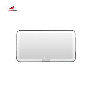 Portable Custom Logo Personalized Car Sun Visor LED Makeup Mirror <b>Adjustable</b> Color Temperature Touch Control-30-35 Days - Product Image 2