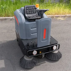 TDER elektrik pili yolda binmek vakum otomatik ekipman kurutma zemin Scrubber zemin temizleme makinesi süpürgesi