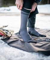 Échantillon gratuit, pas de MOQ, chaussettes imperméables unisexes, randonnée, pataugeoire, course sur sentier, ski, chaussettes de sport