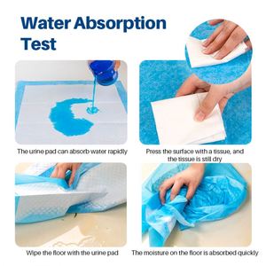 Tapis absorbants pour animaux de compagnie en charbon de bois, jetables, anti-fuites, pour chiots, chiens et chats, séchage rapide, sans odeur - Product Image 2