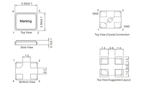 <span class=keywords><strong>SMD</strong></span> tinh thể dao động <span class=keywords><strong>3225</strong></span> 16Mhz 12pf 10PPM nhà sản xuất/OEM - Product Image 3