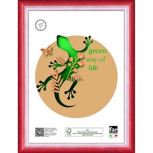 กรอบรูปไม้สีแดงและคริสตัลบาติก ขนาด 13x18 ซม. - Product Image 1