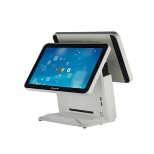 Dual-screen guest machine based on Android system platform with functions such as guest entry and exit registration