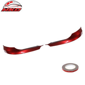 Adapté aux BMW E90 09-12 Série 3, style OE, 2 pièces, séparateurs de pare-chocs avant, PP non peint, accessoire extérieur de haute qualité - Product Image 2