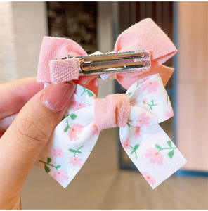 <span class=keywords><strong>2022</strong></span> ใหม่เด็กทารกน่ารักเจ้าหญิงผ้าโพกศีรษะสไตล์เกาหลีโบว์ฤดูร้อน Hairpin อุปกรณ์เสริมผมคลิปสําหรับเด็ก - Product Image 6