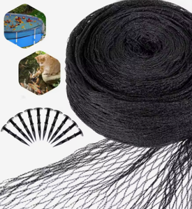 Filet de protection pour bassin, résistant aux UV, haute résistance à la déchirure, léger, anti-oiseaux, anti-feuilles, pour bassins de jardin et bassins à poissons - Product Image 1
