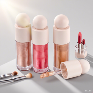 En gros, surligneur liquide végétalien personnalisé avec logo, éclat radiant, enrichi en écran solaire, illuminateur <span class=keywords><strong>de</strong></span> peau à base <span class=keywords><strong>de</strong></span> minéraux - Product Image 3