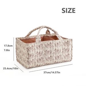 Elegante Organizzatore per Pannolini in Poliestere Resistente all'Acqua, Cesto Portaoggetti per Cameretta, Contenitore per Pannolini e Salviette, Organizer per Auto - Product Image 2
