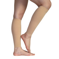 Manchons de compression pour mollets unisexes, haute élasticité, logo personnalisé, 20-30 mmHg, soutien des jambes, soulagement de la douleur, varices