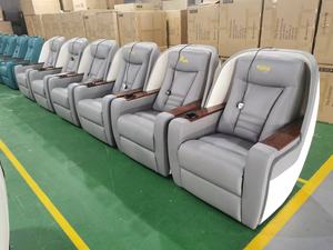 Elektrische Relax-Sofas für Zuhause Luxuriöse Heimkino-Bestuhlung Wohnzimmer Ecksofa Elektrischer Relaxsessel Leder-Theatersessel - Product Image 4