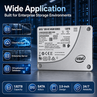 Untuk Intel DC S4500 SSDSC2KB019T7 1.92TB Enterprise SSD 2.5" SATA 6Gb/s 3D NAND TLC 500MB/s Read Data Center Server Hard Drive