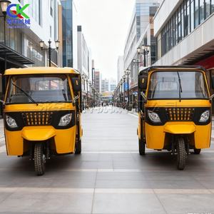 Motocicleta de Pasajeros Personalizable de Carrocería Abierta, Tuk Tuk de Gasolina, Triciclo Motorizado de 200cc, Triciclo Comercial Motorizado con Capacidad de Carga de 400 kg - Product Image 4