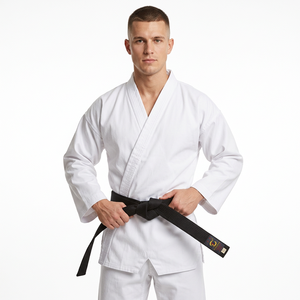 Ceinture noire de Taekwondo personnalisée en coton durable de haute qualité, unisexe, équipement d'arts martiaux le plus vendu - Product Image 2