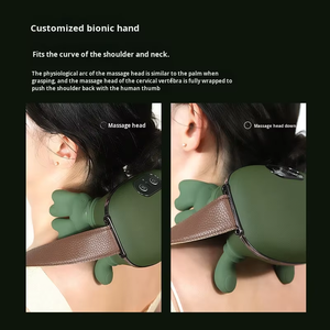 Masajeador de Cuello y Hombros con Calor, Masaje Shiatsu de Tejido Profundo, 3 Velocidades Ajustables, Portátil, Alivio del Dolor de Espalda, Inalámbrico - Product Image 2