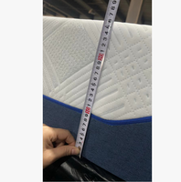 Matelas en mousse à mémoire de forme à ressorts ensachés de taille Queen et King, prix de gros, 12 pouces et 14 pouces, emballage sous vide enroulable