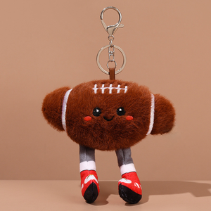 Venta caliente lindo peluche deportes bola dibujos animados mancuerna Fitness muñeca <span class=keywords><strong>bolsa</strong></span> accesorios colgantes llavero personalizado colgante juguete <span class=keywords><strong>de</strong></span> peluche - Product Image 3