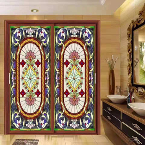 OEM تخصيص كبير كاتدرائية زجاج جدارية المهنية الصانع المزاج الصناعي الملون قاعة نافذة الكنيسة - Product Image 4