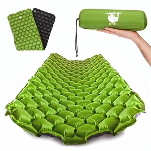 Novo modelo de almofada de dormir compacta para camping, mochila com isolamento ultraleve, tapete inflável leve para caminhadas e camping