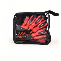 Jeu de tournevis isolés 7 pièces avec stylet pour outil combiné électricien et ménage