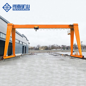 3 pha 380V động cơ động cơ bánh răng mang đường sắt/railless kuangyuan mới loại Châu Âu đơn dầm giàn cần cẩu 5-20t Điều khiển từ xa - Product Image 1