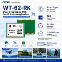 Module GNSS RTK double fréquence OTW WT-62-RK avec chipset XX, précision 1 cm + 1 ppm, NMEA RTCM pour UAV, SIG et suivi de véhicules