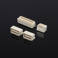 Fil de prise latérale à fente unique pour embarquer le connecteur SMT Prise horizontale à double rangée espacement de 1.0mm pour application PCB
