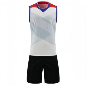 थोक अनुकूलित पुरुषों की वॉलीबॉल वर्दी आस्तीन और बैडमिंटन टी-शर्ट आस्तीन सेट शैली - Product Image 2