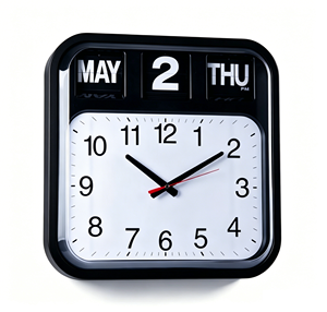 <span class=keywords><strong>Horloge</strong></span> murale calendrier à feuillets mobiles - Product Image 4
