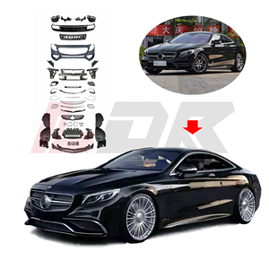 Kit Carrozzeria per <span class=keywords><strong>Mercedes</strong></span> <span class=keywords><strong>Classe</strong></span> <span class=keywords><strong>S</strong></span> Coupé 2014-2020, Aggiornamento al Modello S65 Coupé AM-G 2020, Kit Carrozzeria di Alta Qualità, Paraurti e Accessori Auto - Product Image 1