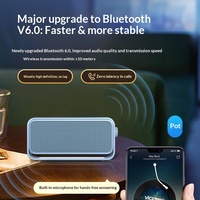 Altavoz Inalámbrico de Alto Volumen con LED RGB 6.0, Tarjeta TF, Radio FM, Bajos Potentes, Resistente al Agua IPX4, Audio de Escritorio para Uso en Interiores y Exteriores