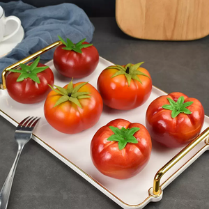 Tomates Artificiales <span class=keywords><strong>de</strong></span> Espuma Realistas para Decoración <span class=keywords><strong>de</strong></span> Cocina y Hogar, Artículos para Fiestas, Accesorios para Fotos - Product Image 2